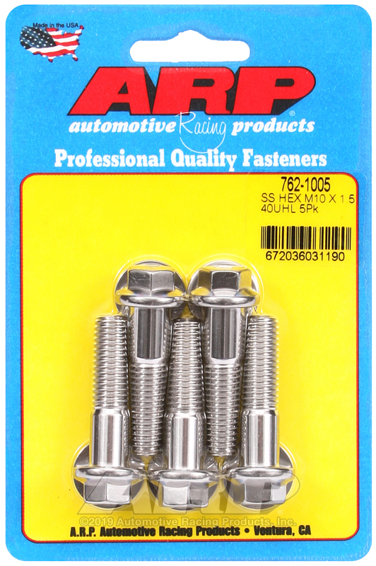 M10 x 1.50 Pack of 5 ARP 762-1005 Hex Bolt 
